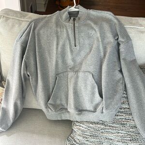 Grey Gymshark Quarterzip
